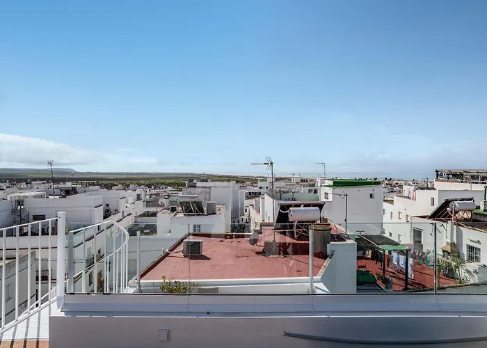 بيت للعطل Casa Cielo Azul - En El Corazon De Conil Junto Al Mar كونيل ذي لا فرونتيرا